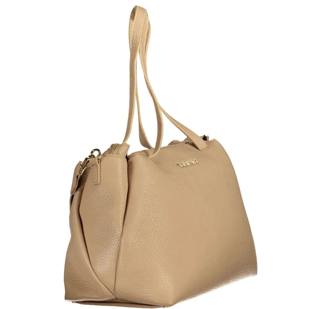 Mario Valentino Beige Polyethylene Women Handbag - Shoulder Bags