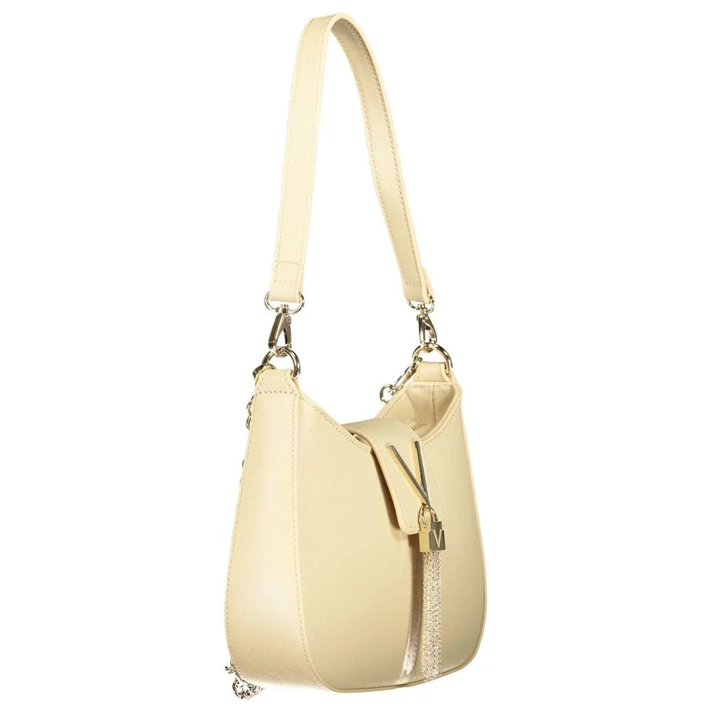 Mario Valentino Beige Polyethylene Women Handbag - Shoulder Bags