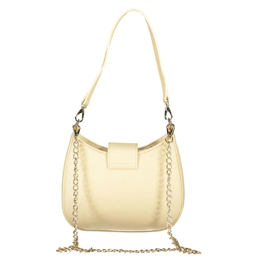 Mario Valentino Beige Polyethylene Women Handbag - Shoulder Bags