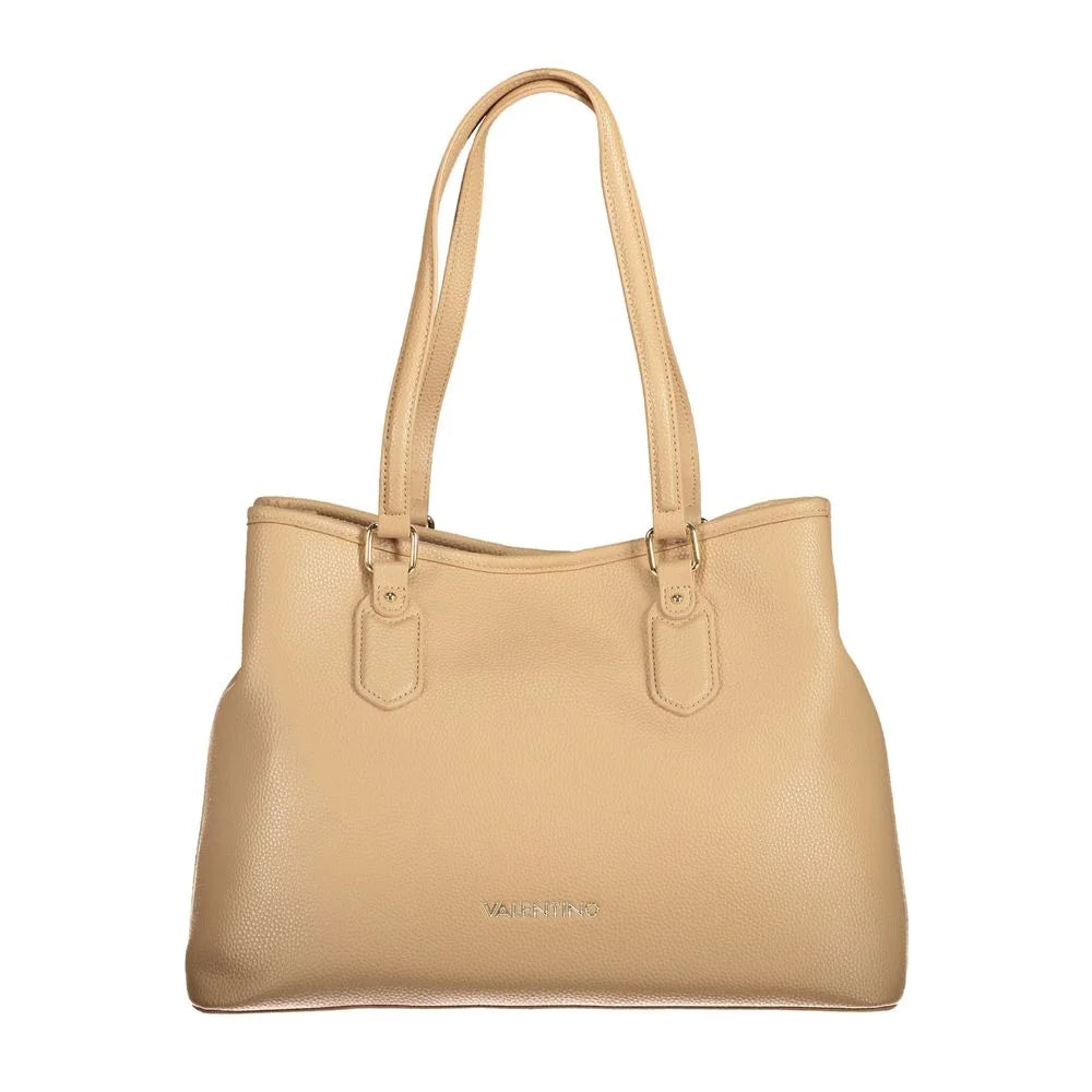Mario Valentino Beige Polyethylene Women Handbag - Shoulder Bags
