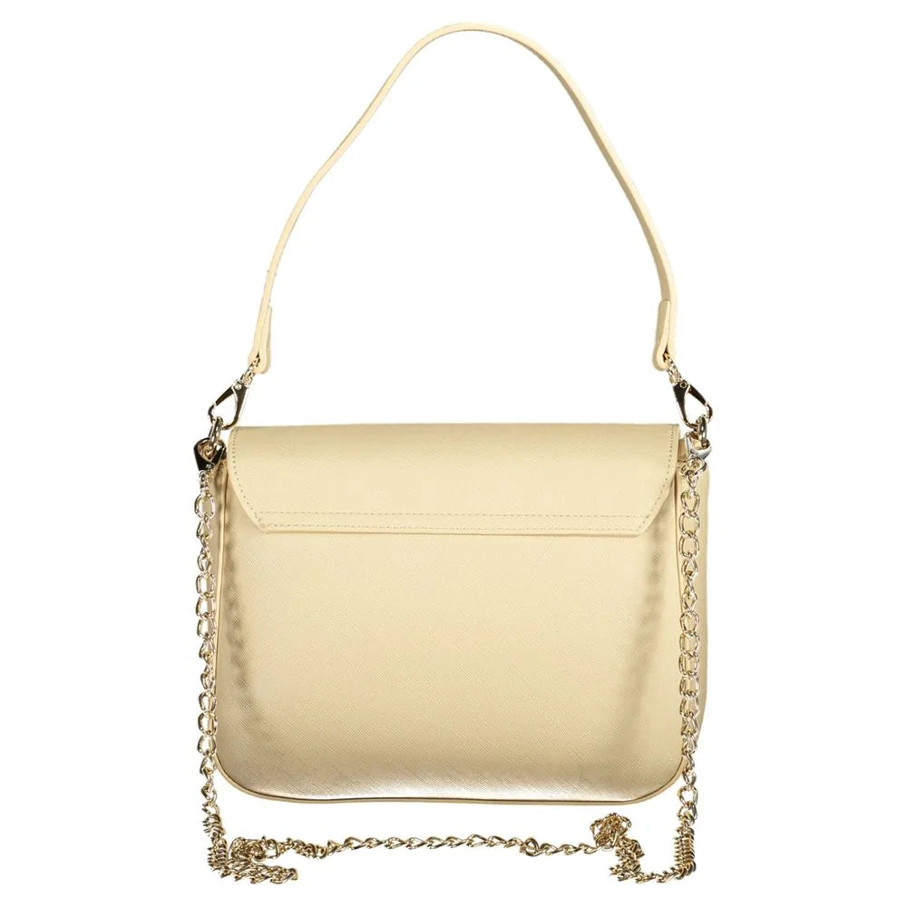 Mario Valentino Beige Polyethylene Women Handbag - Shoulder Bags