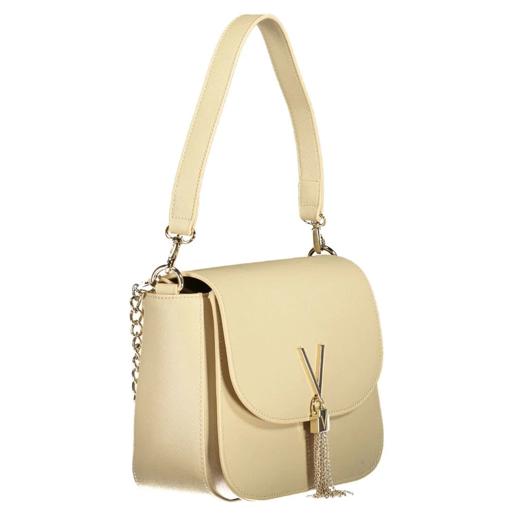 Mario Valentino Beige Polyethylene Women Handbag - Shoulder Bags
