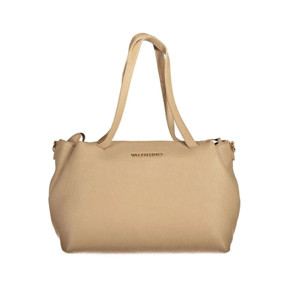 Mario Valentino Beige Polyethylene Women Handbag - Shoulder Bags