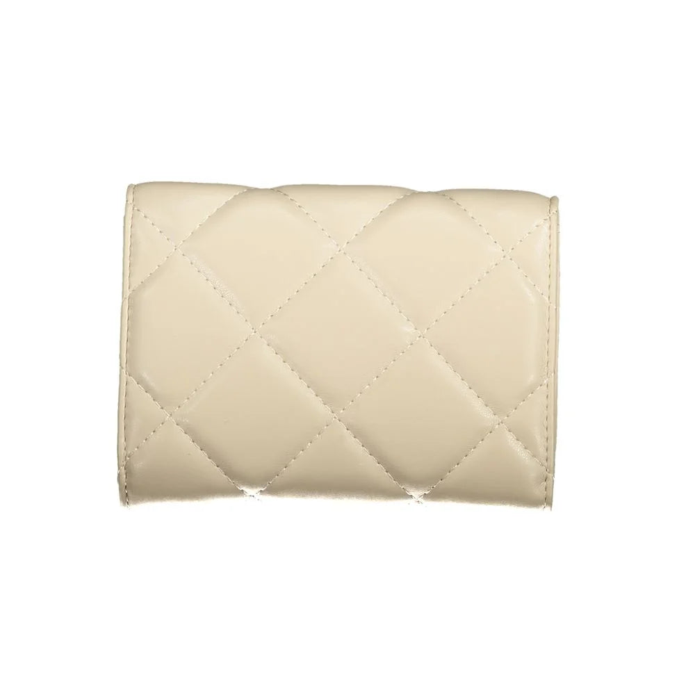 Mario Valentino Beige Polyurethane Women Wallet