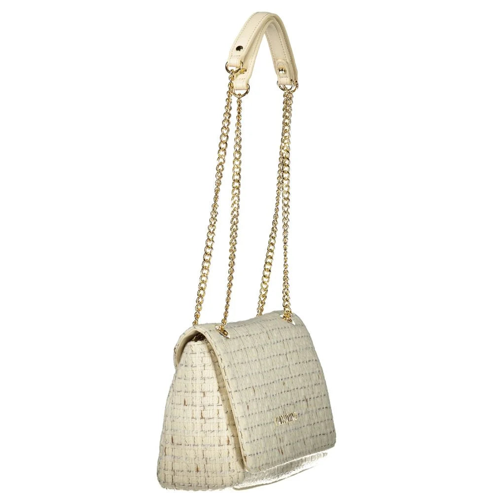 Mario Valentino Bianco Polyurethane Women Shoulder Bag