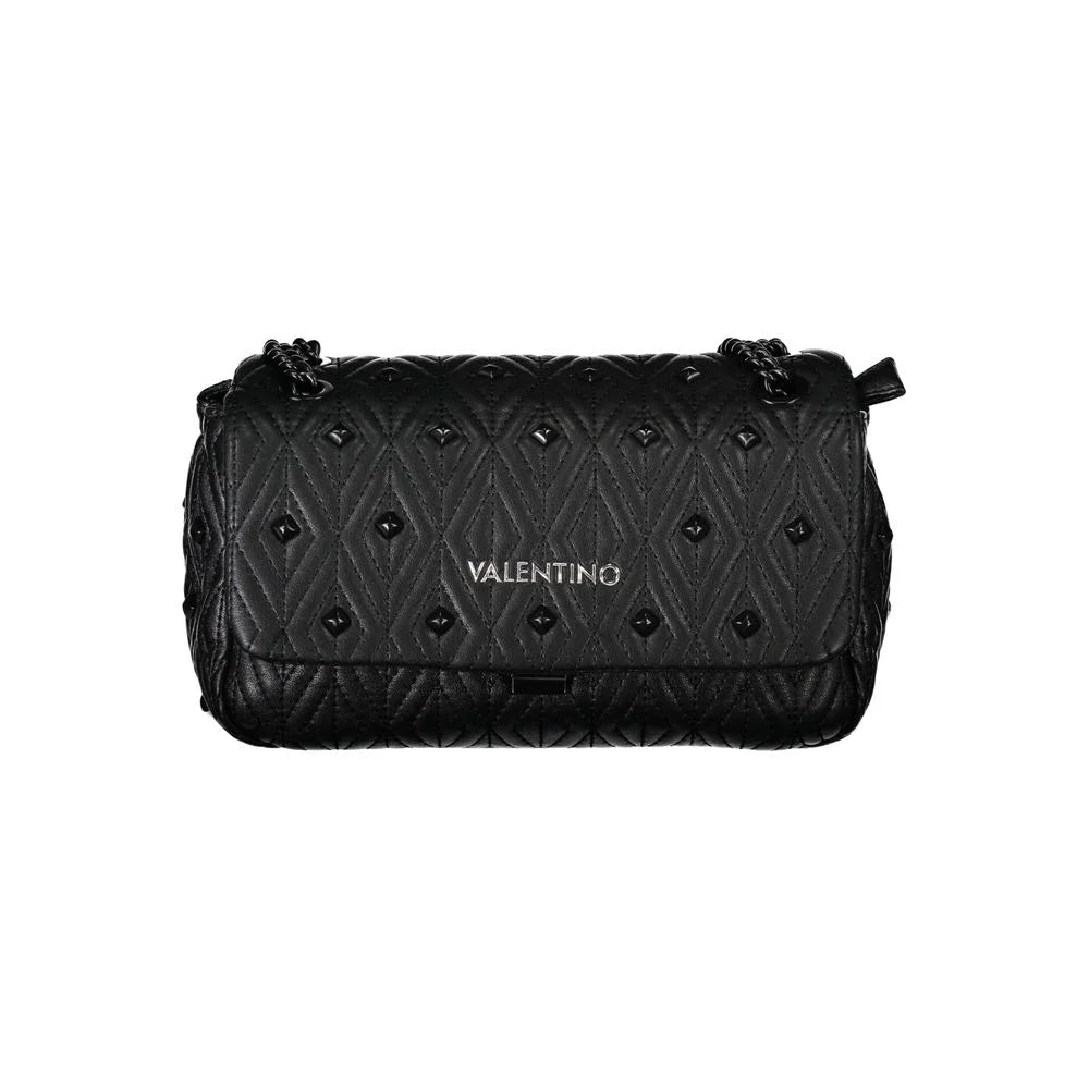 Mario Valentino Black Polyester Handbag - Shoulder Bags