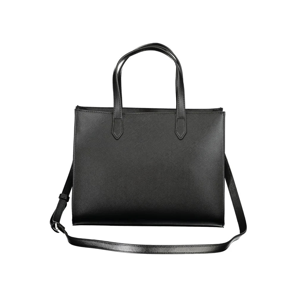 Mario Valentino Black Polyethylene Handbag