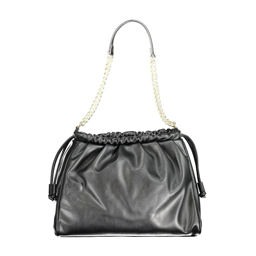 Mario Valentino Black Polyethylene Handbag