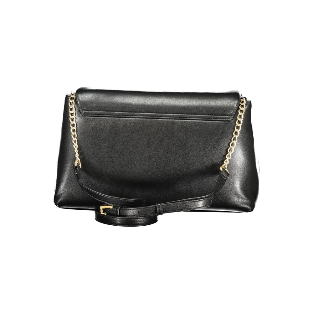 Mario Valentino Black Polyethylene Handbag