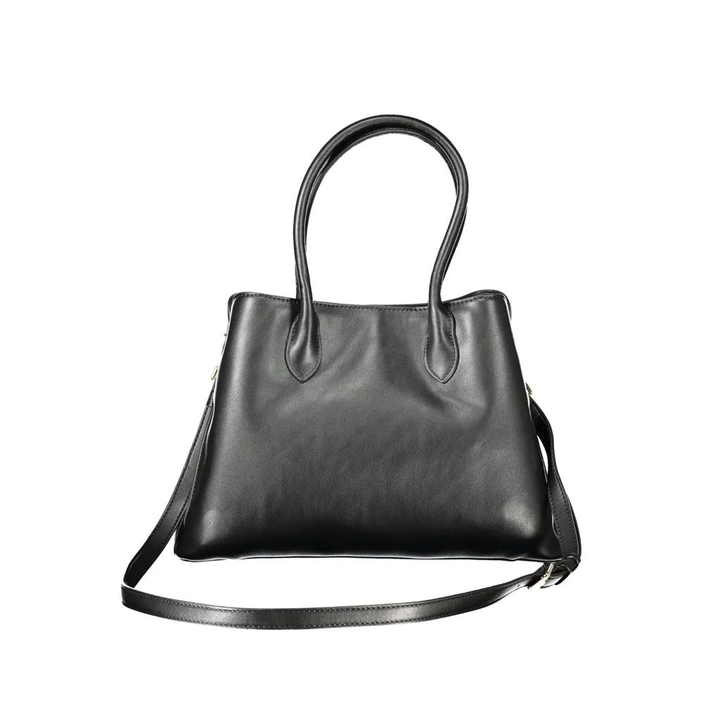 Mario Valentino Black Polyethylene Handbag