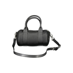 Mario Valentino Black Polyethylene Handbag - Barrel Bags