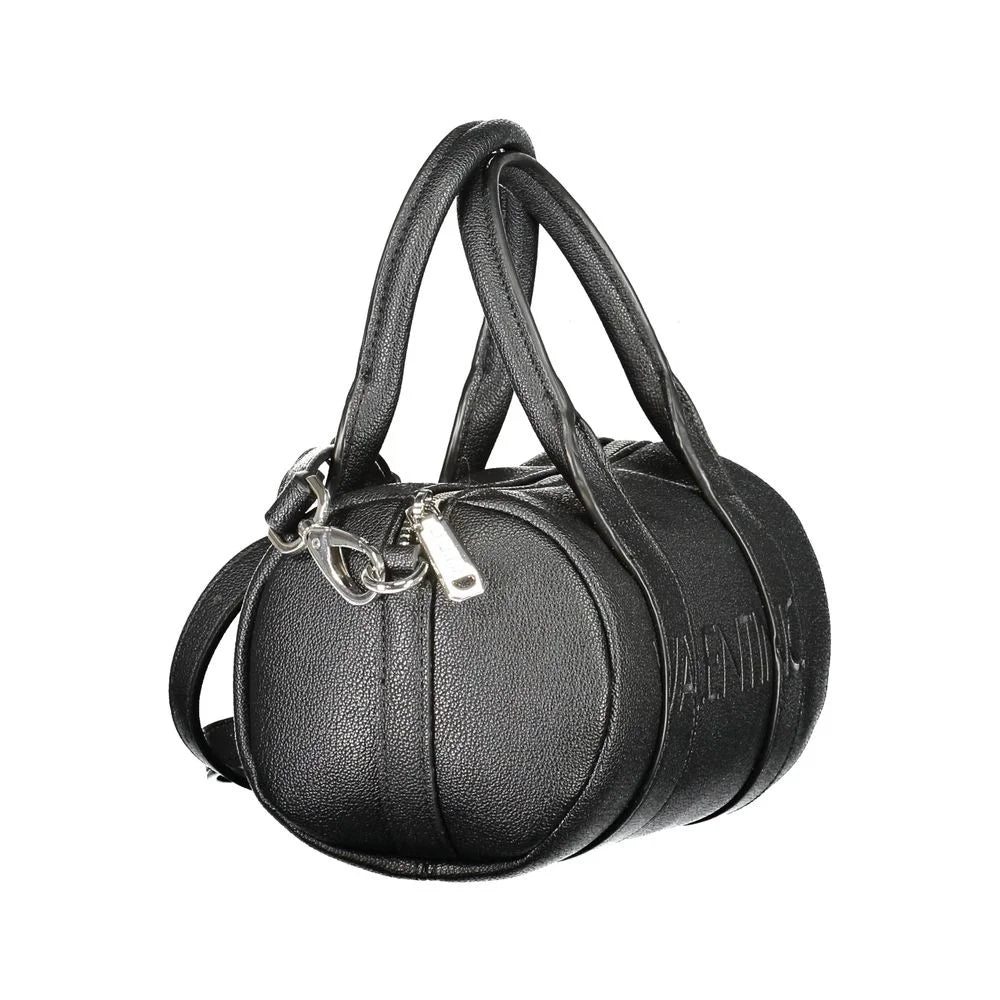 Mario Valentino Black Polyethylene Handbag - Barrel Bags