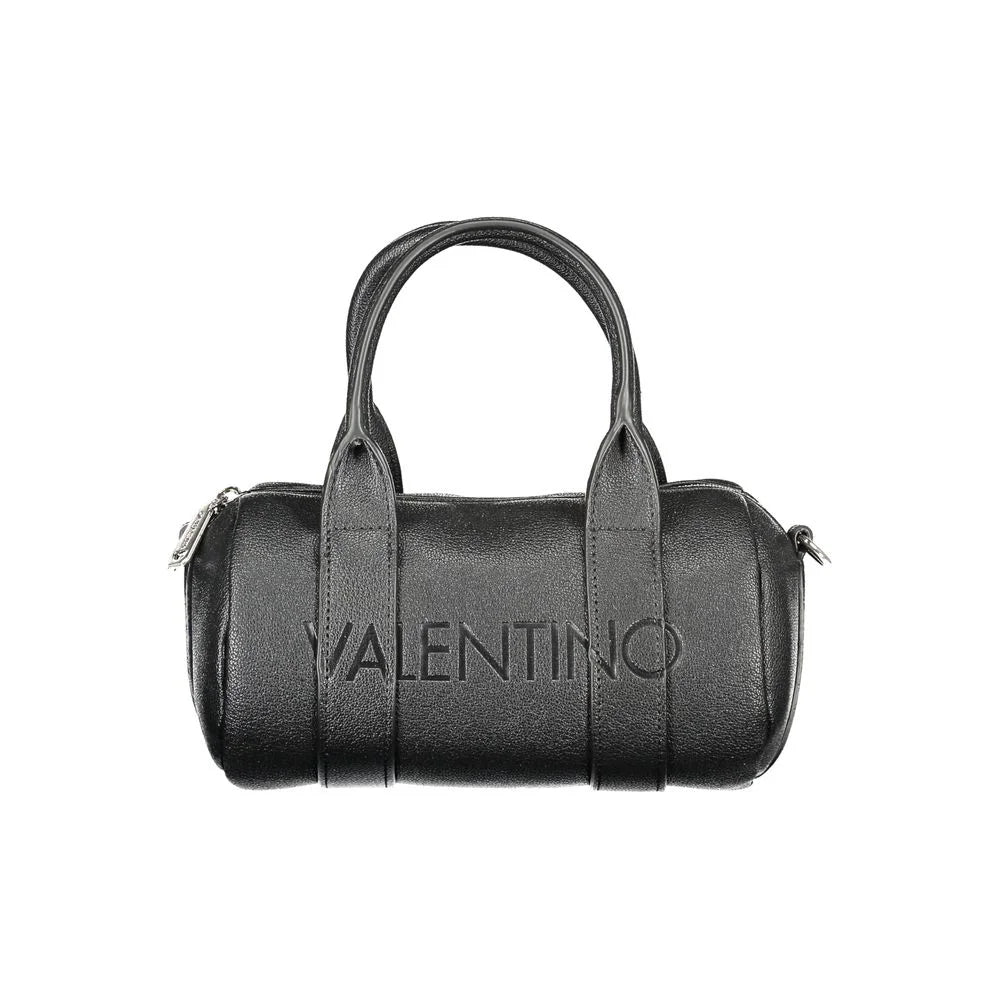 Mario Valentino Black Polyethylene Handbag - Barrel Bags