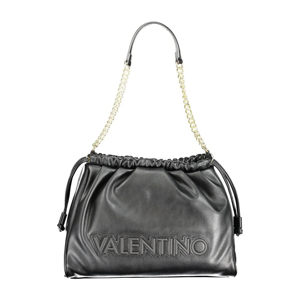 Mario Valentino Black Polyethylene Handbag - Bucket Bags