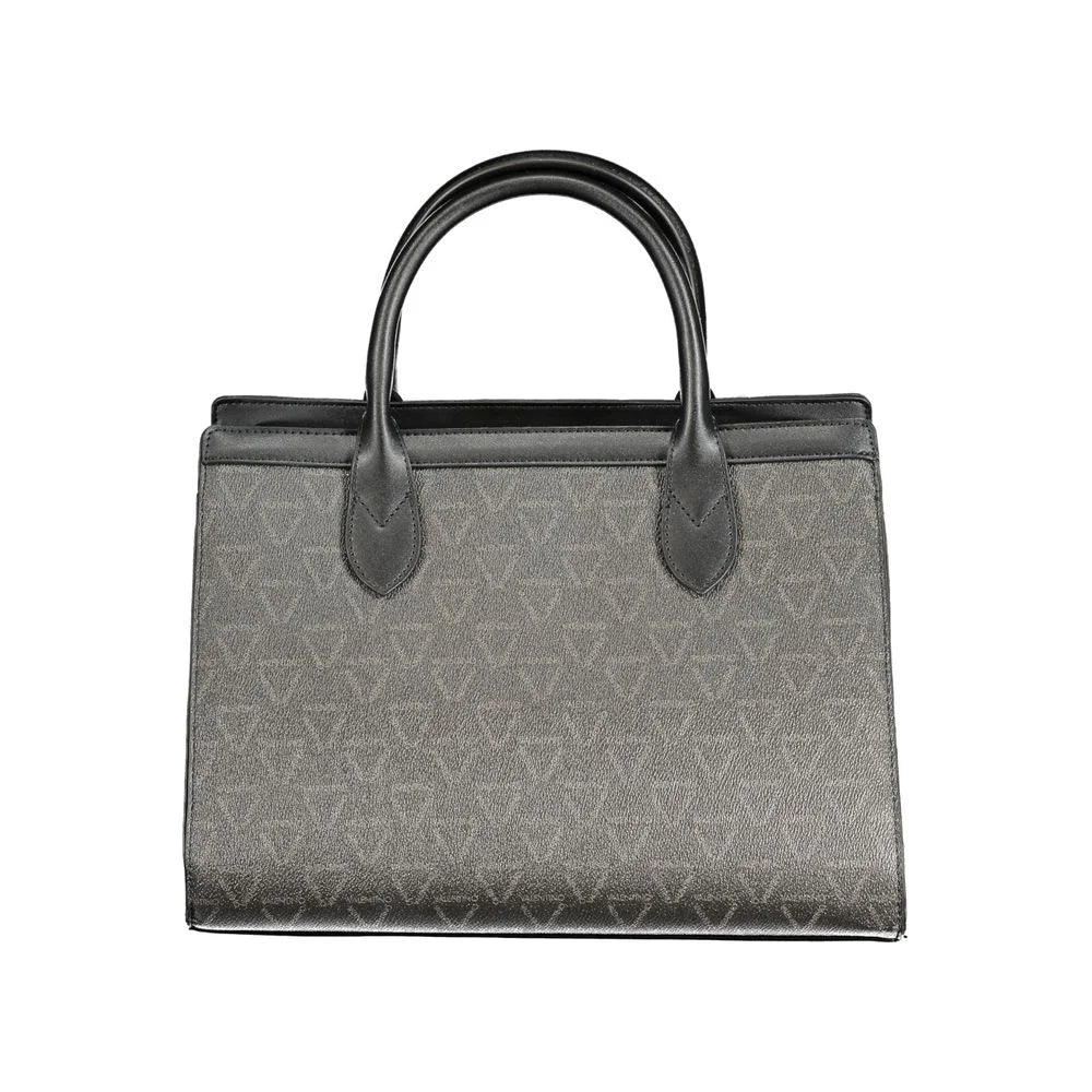 Mario Valentino Black Polyethylene Handbag - Satchel Bags