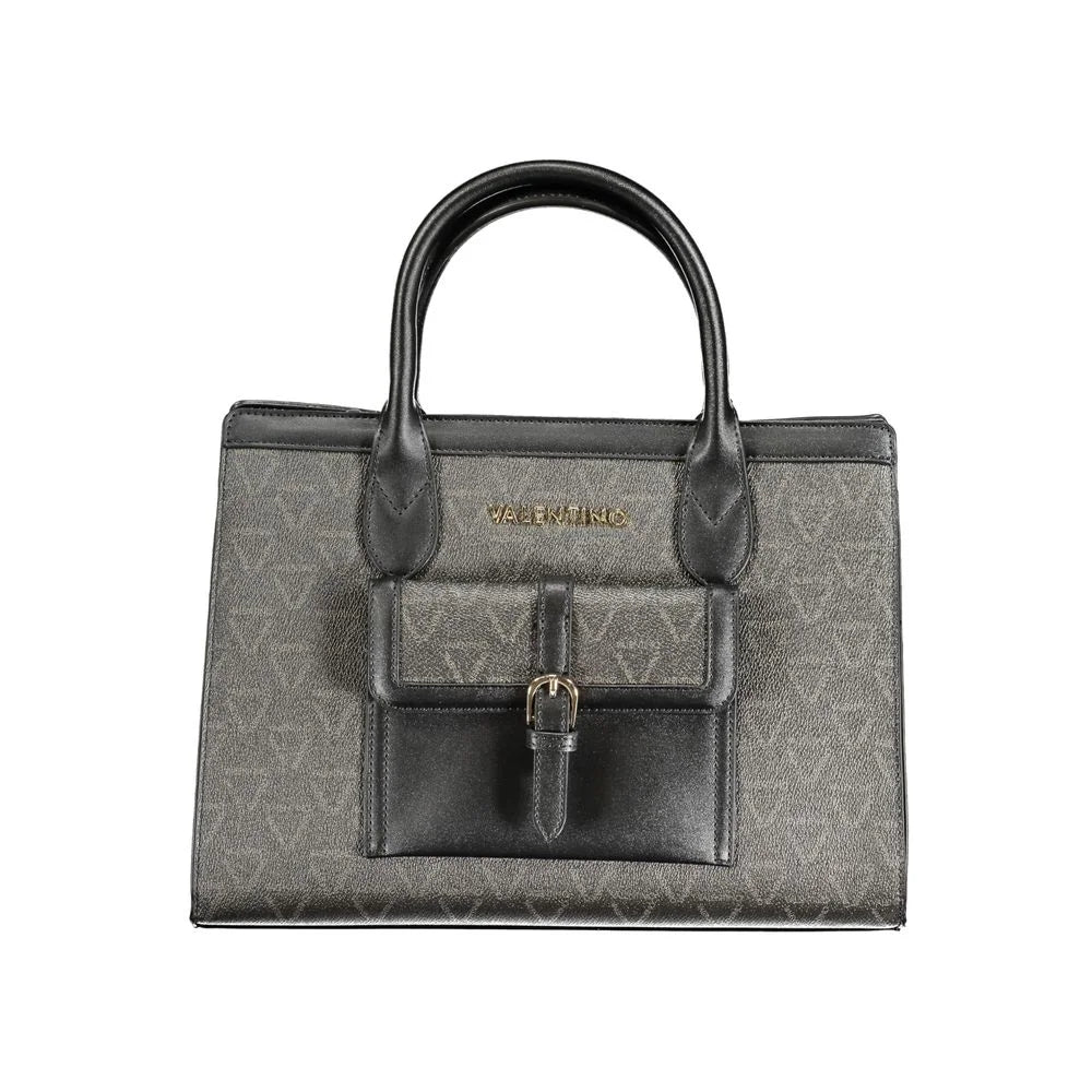 Mario Valentino Black Polyethylene Handbag - Satchel Bags