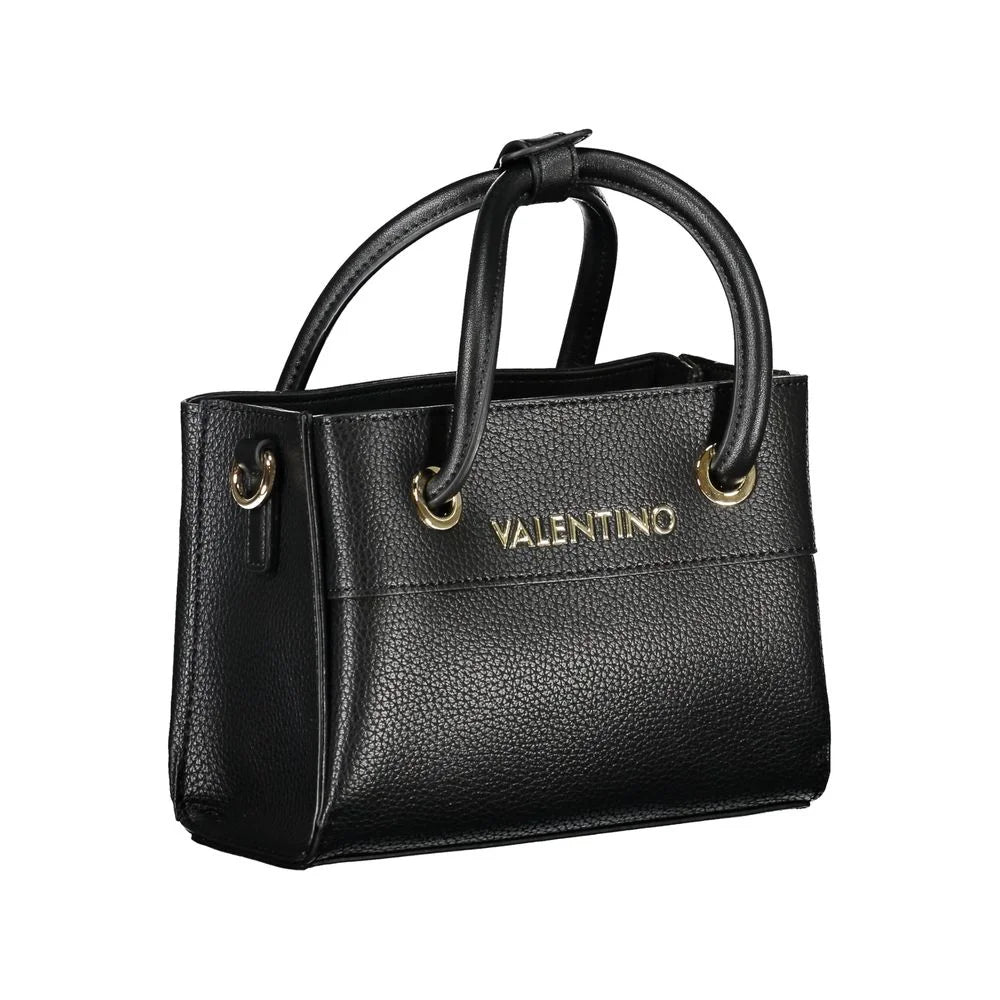 Mario Valentino Black Polyethylene Handbag - Satchel Bags