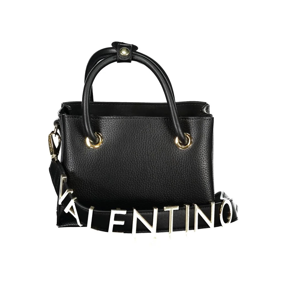 Mario Valentino Black Polyethylene Handbag - Satchel Bags