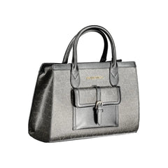 Mario Valentino Black Polyethylene Handbag - Satchel Bags
