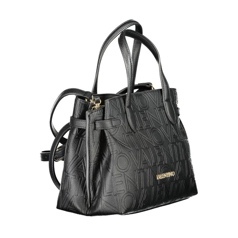 Mario Valentino Black Polyethylene Handbag - Shopper Bags
