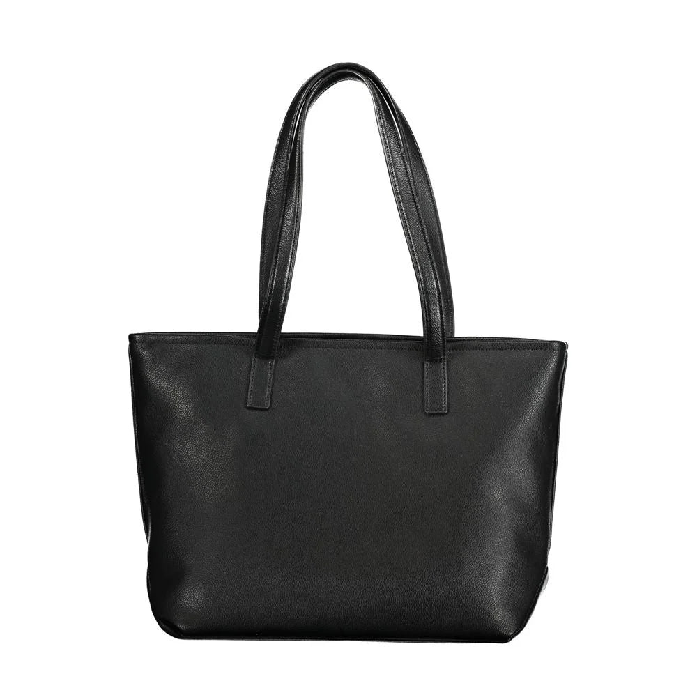 Mario Valentino Black Polyethylene Handbag - Shopper Bags