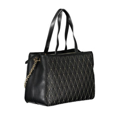 Mario Valentino Black Polyethylene Handbag - Shopper Bags