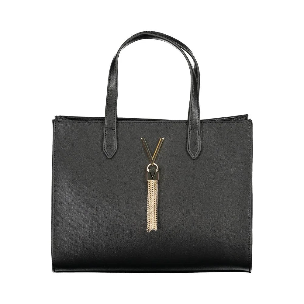 Mario Valentino Black Polyethylene Handbag - Shopper Bags
