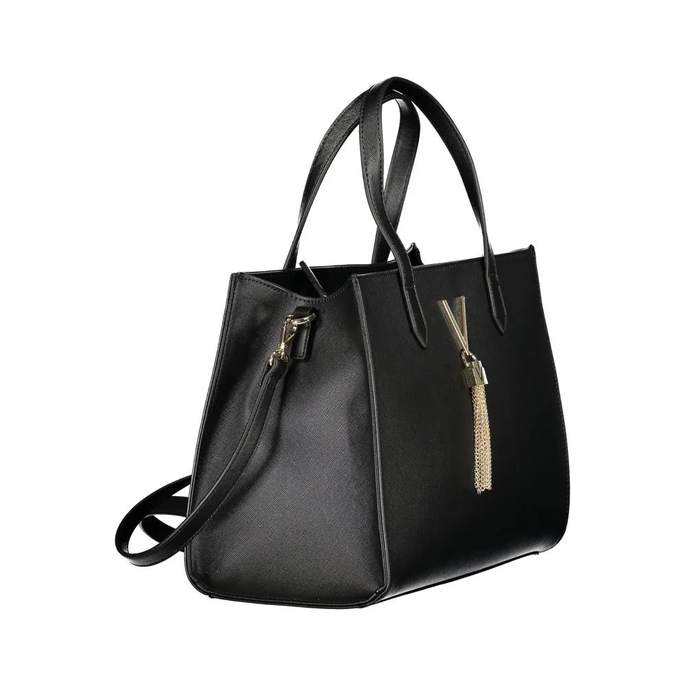 Mario Valentino Black Polyethylene Handbag - Shopper Bags