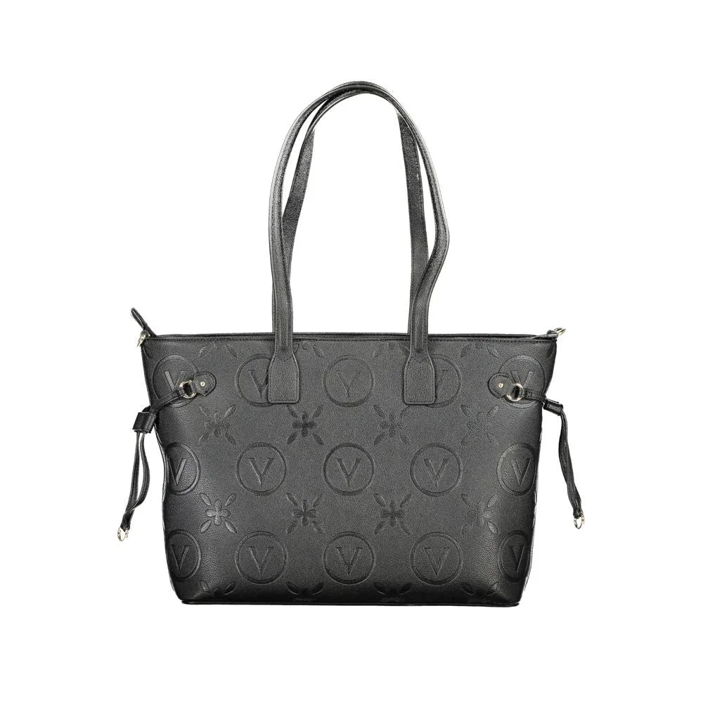 Mario Valentino Black Polyethylene Handbag - Shopper Bags