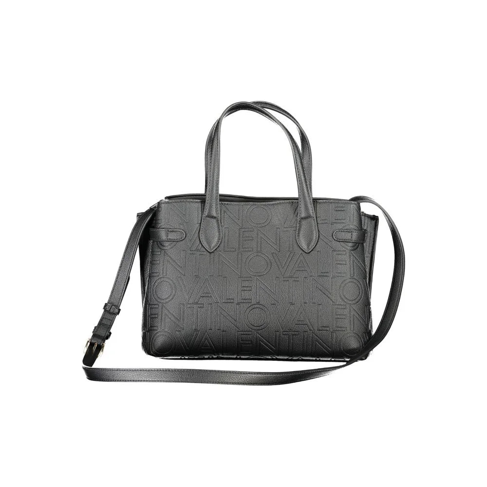 Mario Valentino Black Polyethylene Handbag - Shopper Bags
