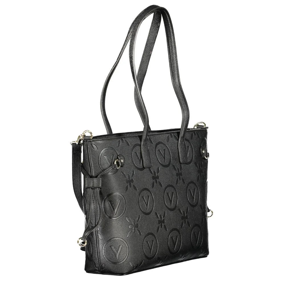 Mario Valentino Black Polyethylene Handbag - Shopper Bags