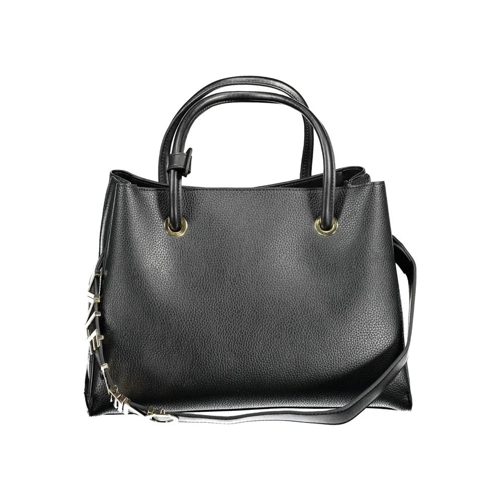 Mario Valentino Black Polyethylene Handbag - Shopper Bags