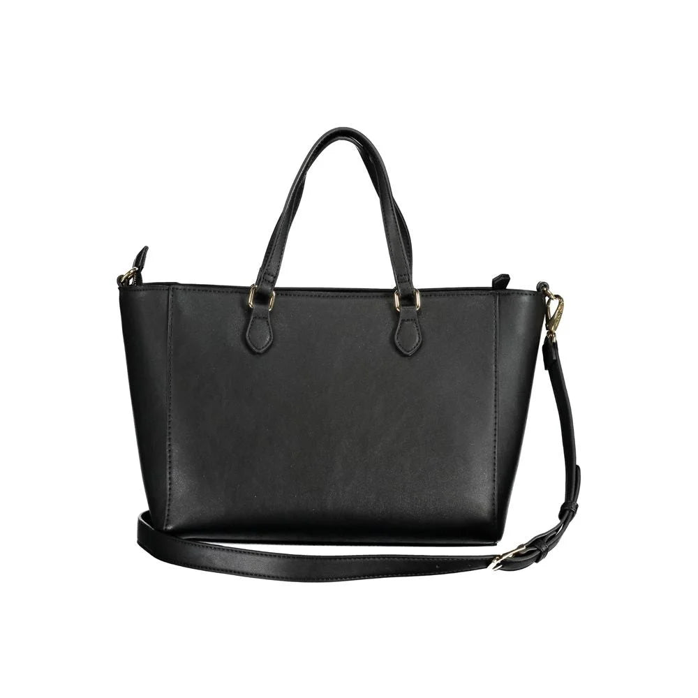 Mario Valentino Black Polyethylene Handbag - Shopper Bags