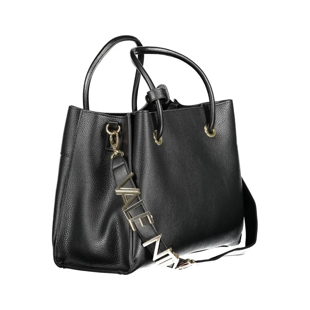 Mario Valentino Black Polyethylene Handbag - Shopper Bags