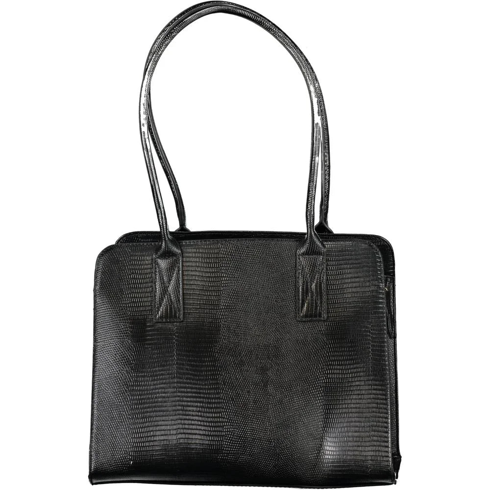 Mario Valentino Black Polyethylene Handbag - Shoulder Bags