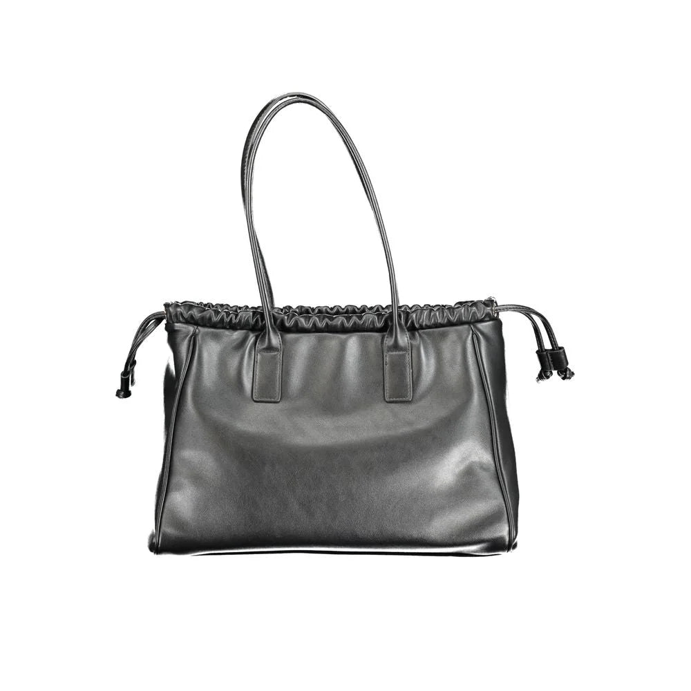 Mario Valentino Black Polyethylene Handbag - Shoulder Bags