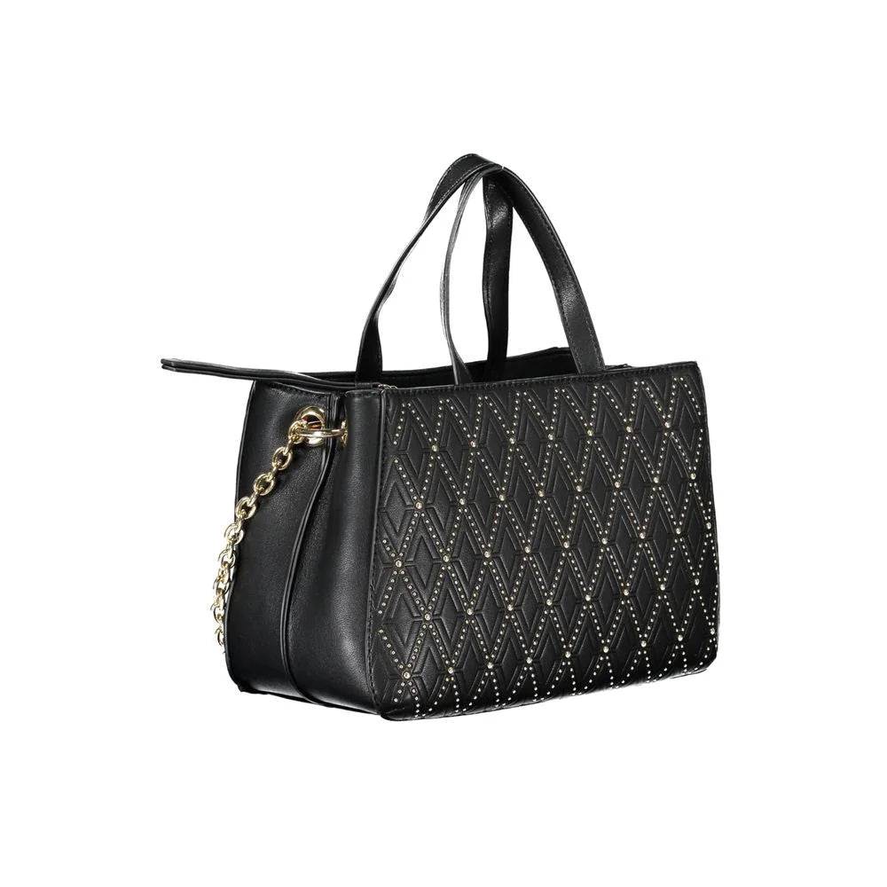 Mario Valentino Black Polyethylene Handbag - Shoulder Bags
