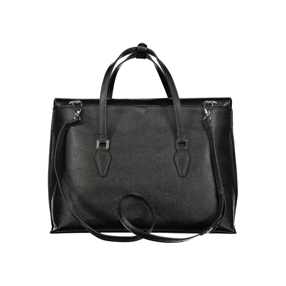 Mario Valentino Black Polyethylene Handbag - Shoulder Bags