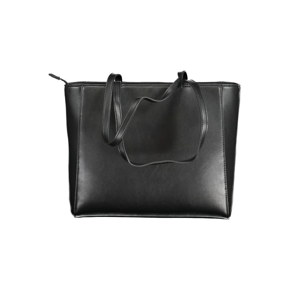 Mario Valentino Black Polyethylene Handbag - Shoulder Bags