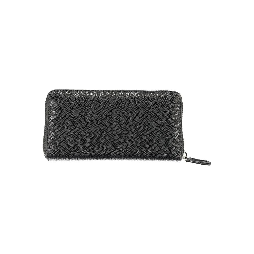Mario Valentino Black Polyethylene Wallet