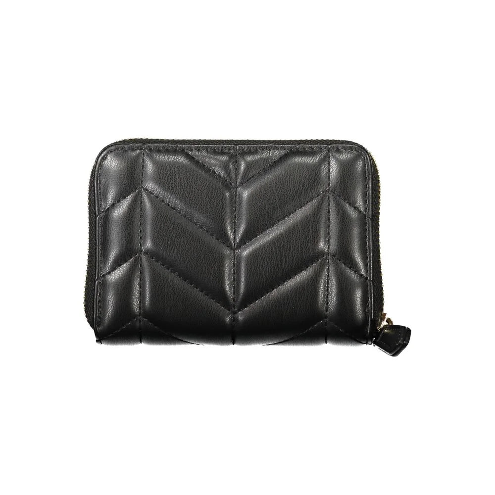 Mario Valentino Black Polyethylene Wallet - Wallets
