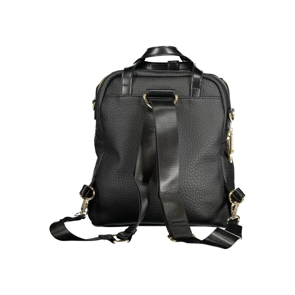 Mario Valentino Black Polyethylene Women Backpack