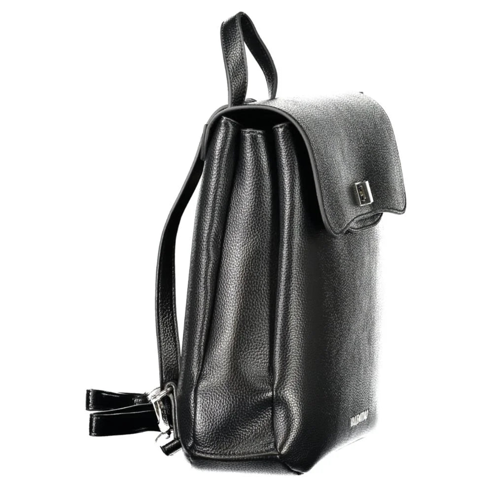 Mario Valentino Black Polyethylene Women Backpack
