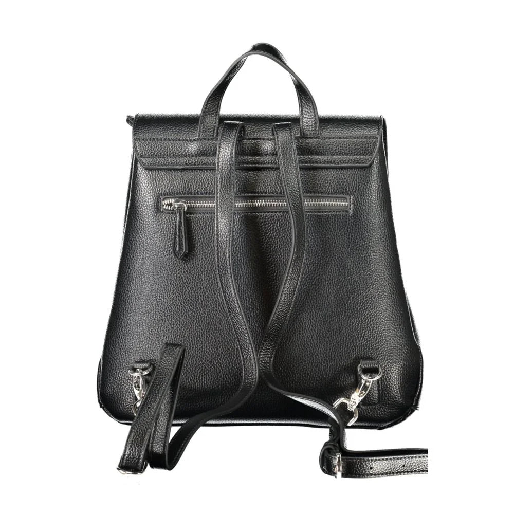 Mario Valentino Black Polyethylene Women Backpack - Backpacks