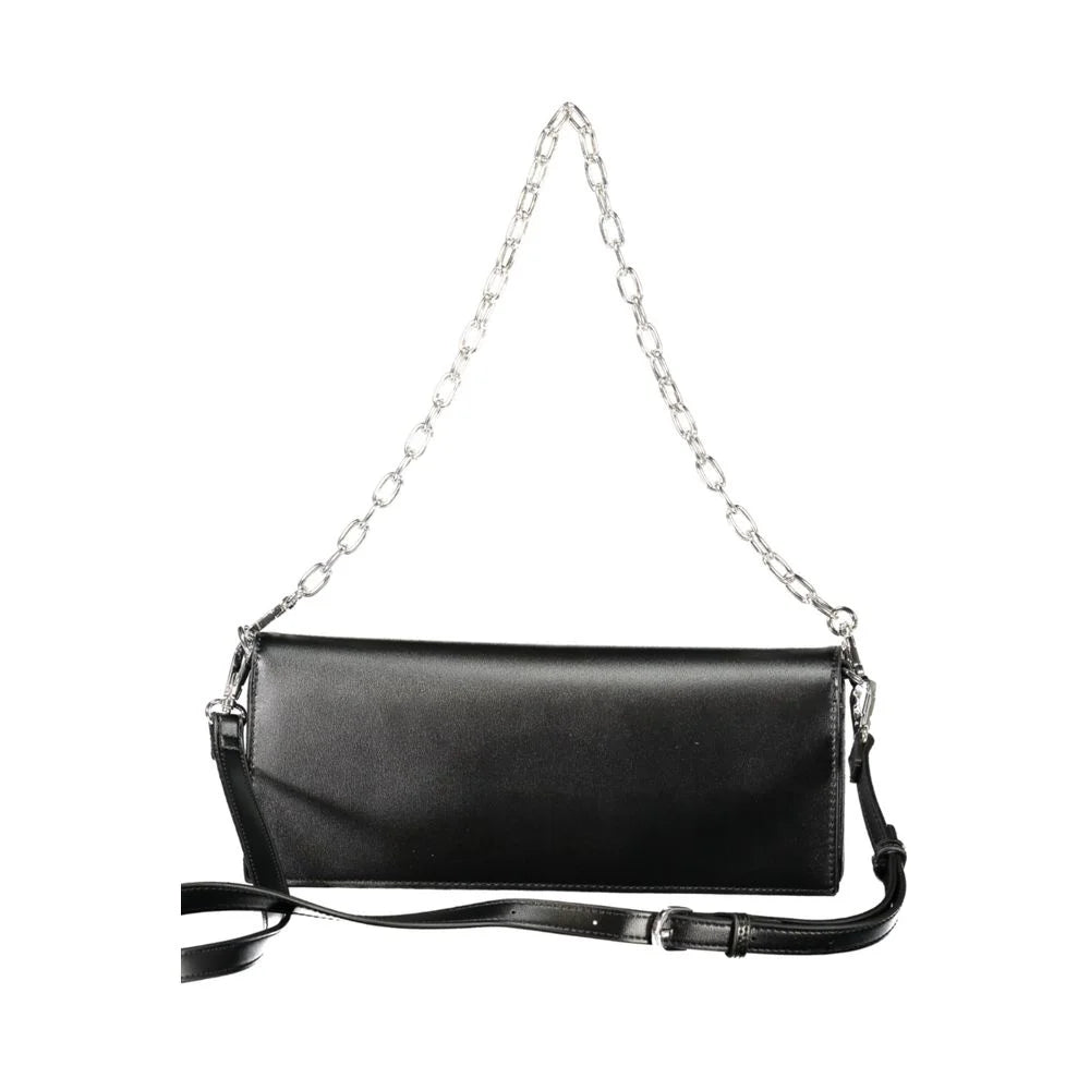 Mario Valentino Black Polyethylene Women Handbag