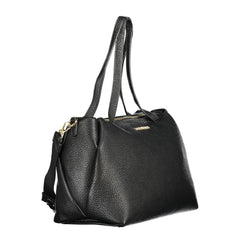 Mario Valentino Black Polyethylene Women Handbag