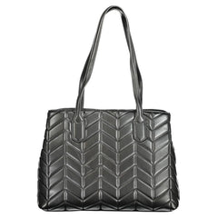 Mario Valentino Black Polyethylene Women Handbag
