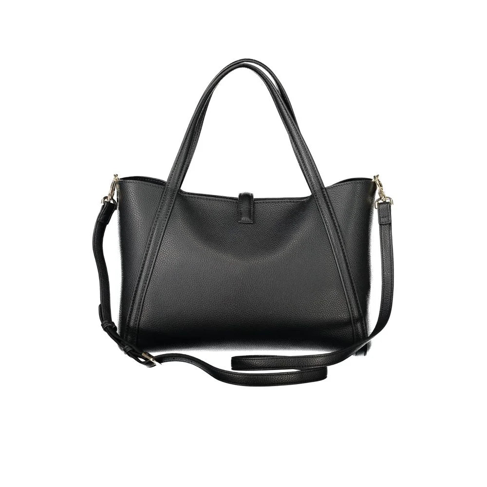 Mario Valentino Black Polyethylene Women Handbag