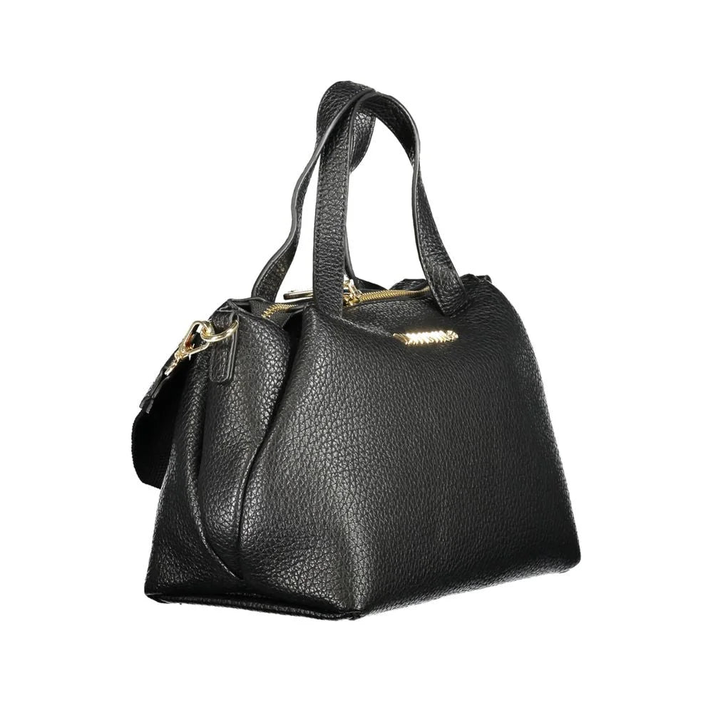 Mario Valentino Black Polyethylene Women Handbag