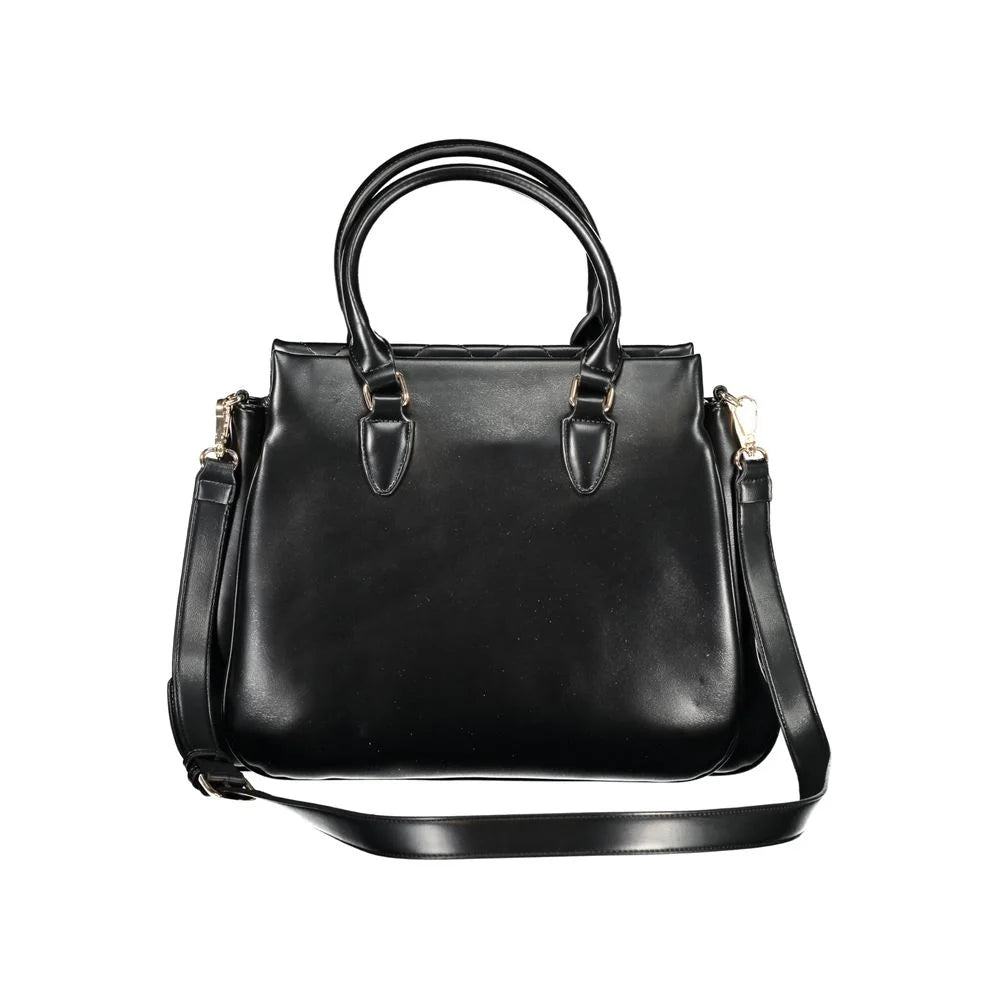 Mario Valentino Black Polyethylene Women Handbag